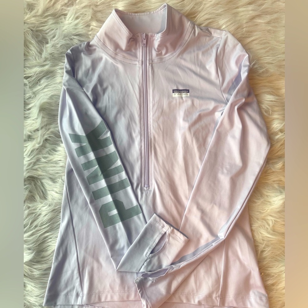 VS PINK ULTIMATE 1/2 ZIP TOP